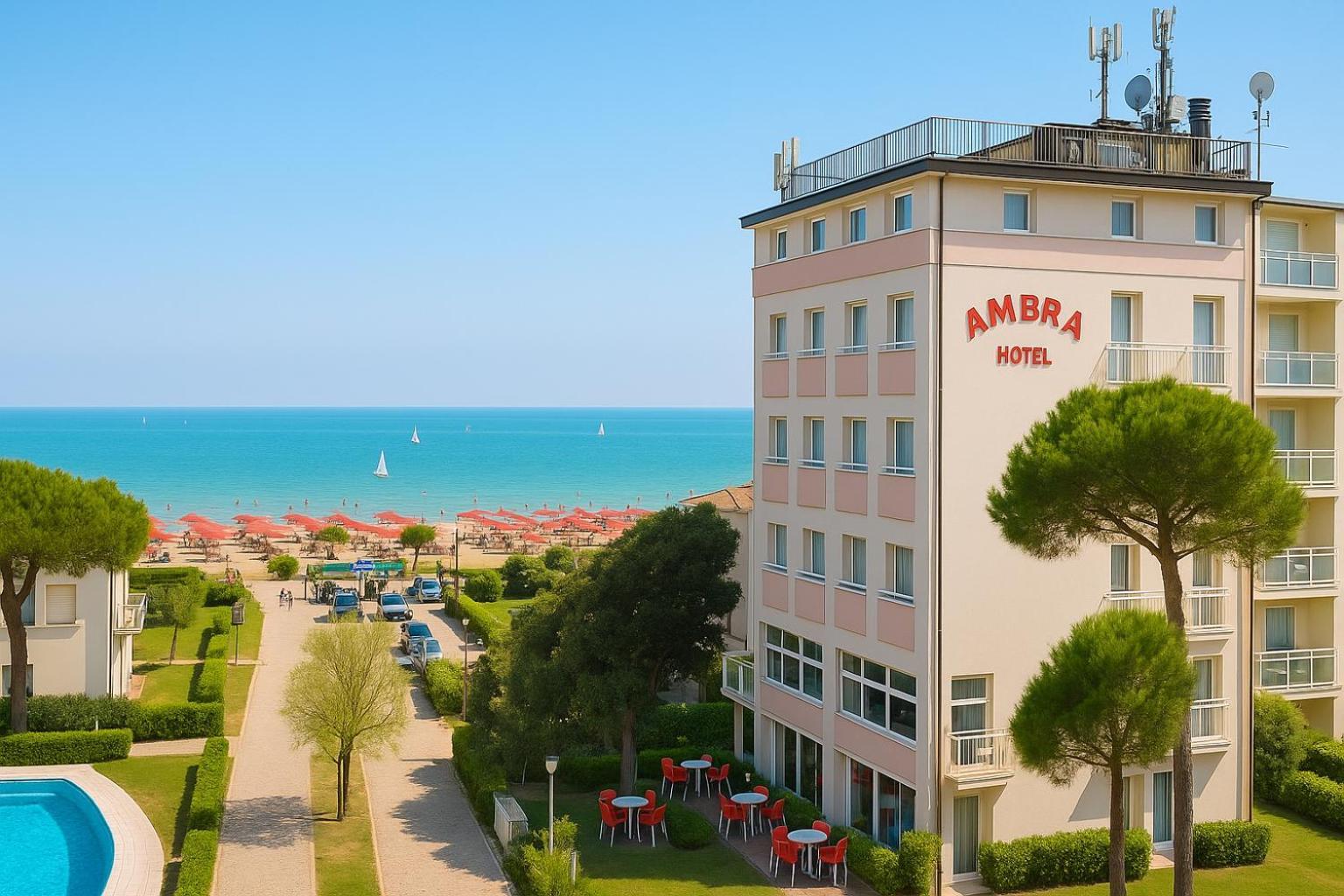Hotel Ambra Milano Marittima Exteriör bild
